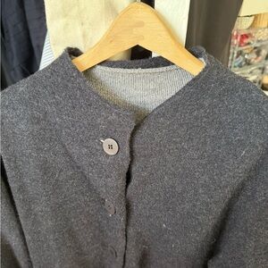 Charcoal Gray Wool Coat